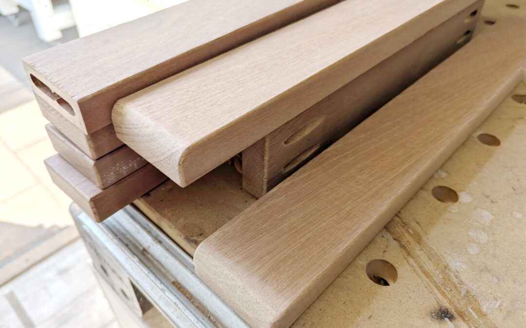 Gartenbank aus Bangkirai