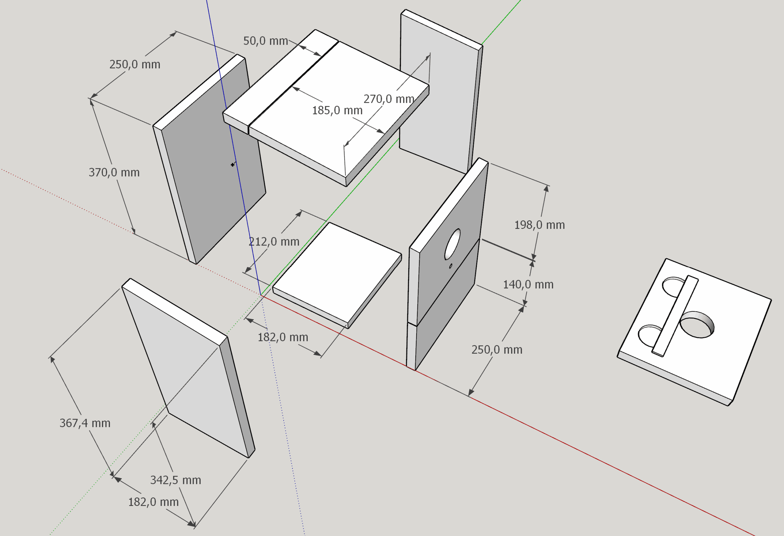 Zwitscherkasten Maße