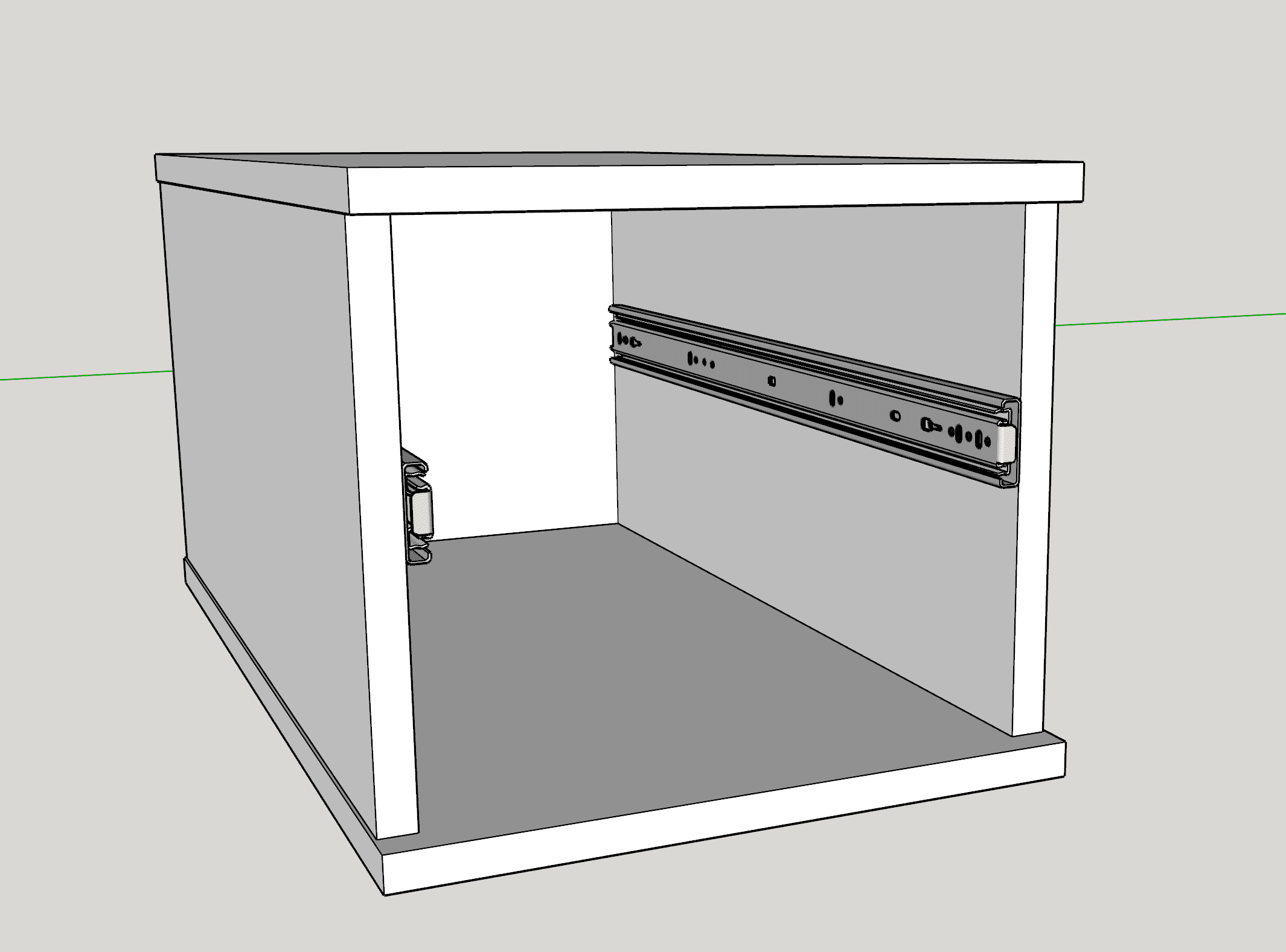 Schubladenschienen Schubladen bauen