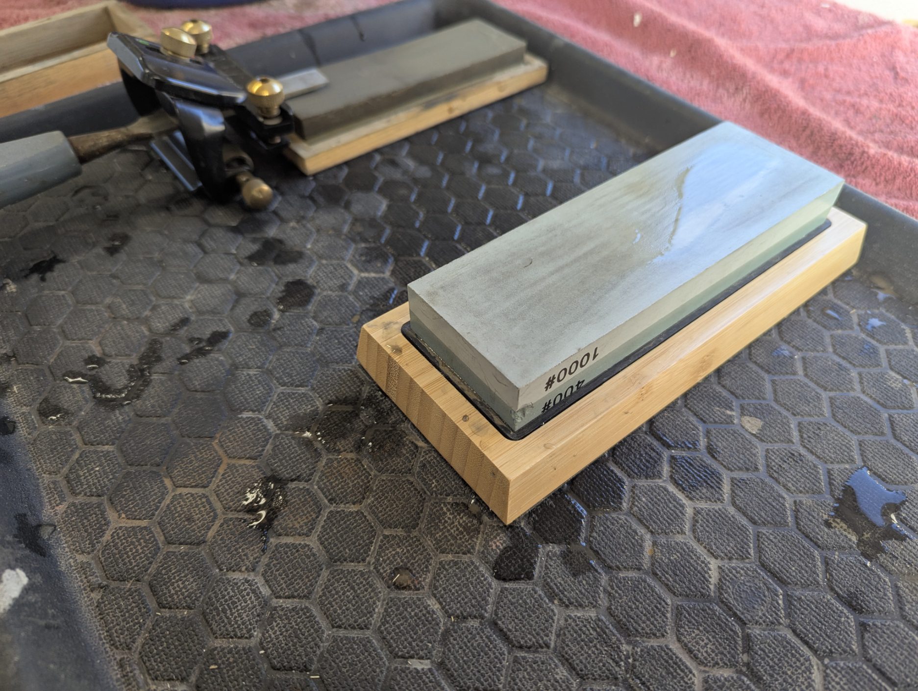 Stecheisen schärfen