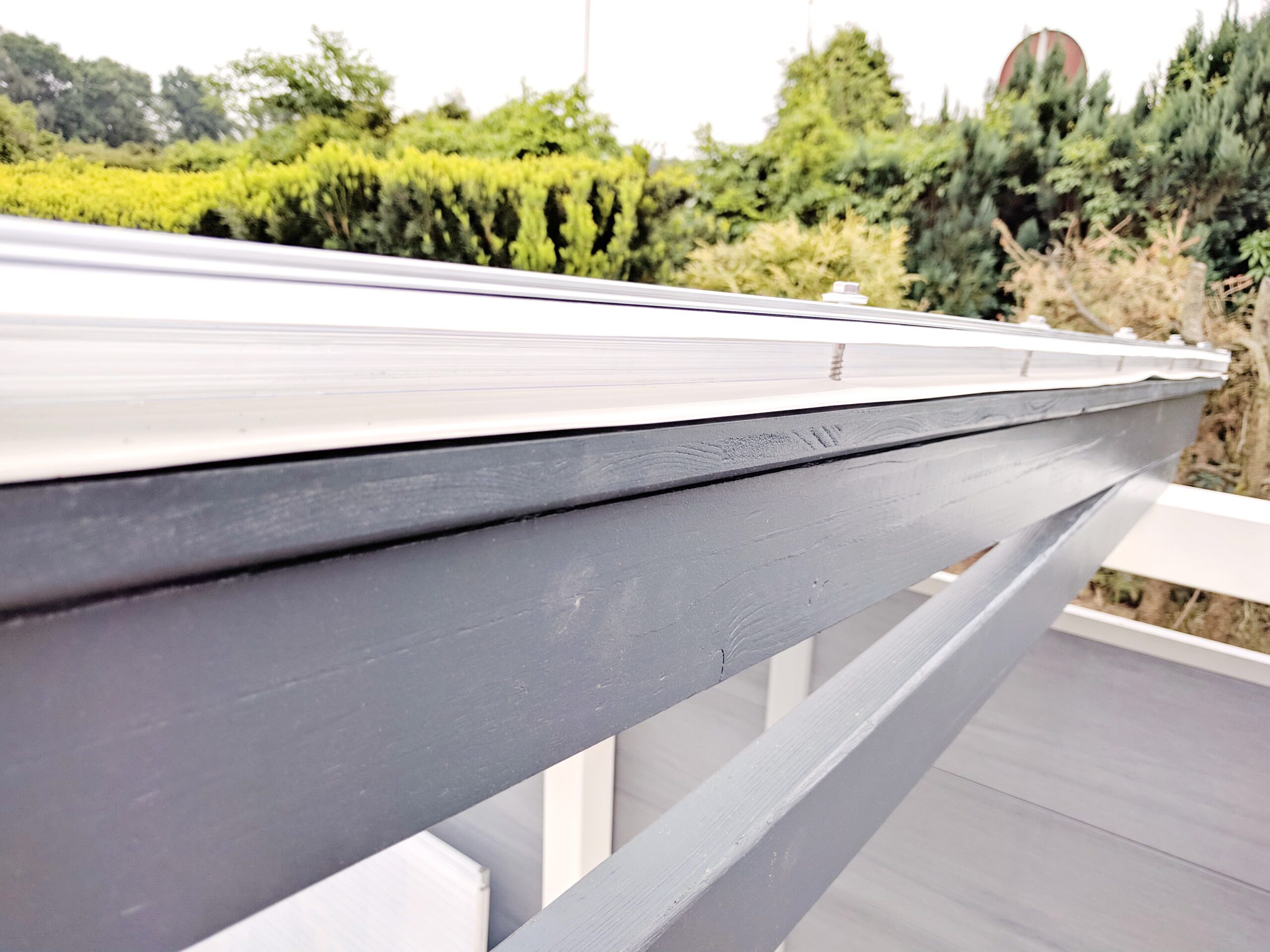 Überdachung selbst bauen