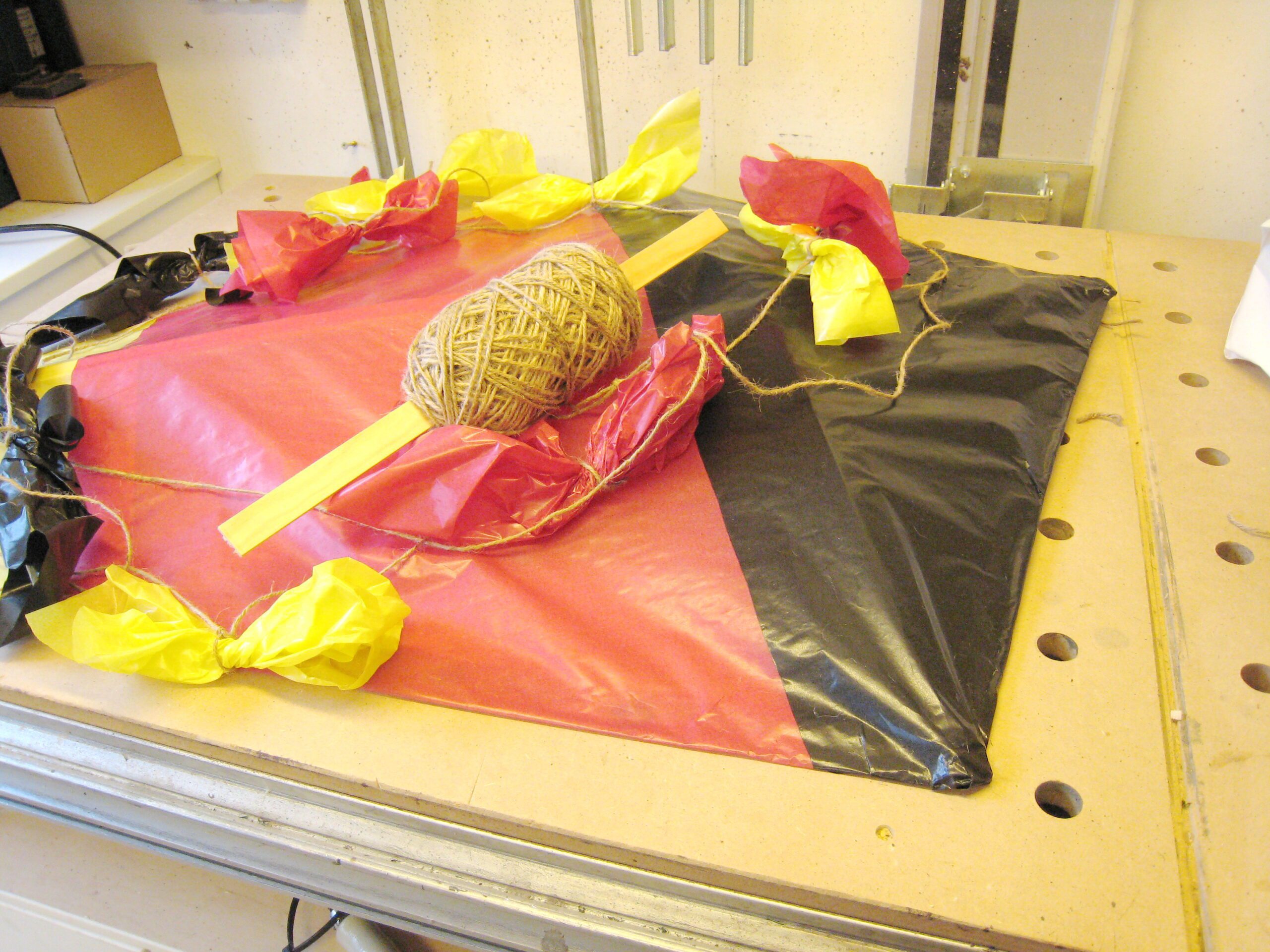 einsatzbereit Drachen bauen