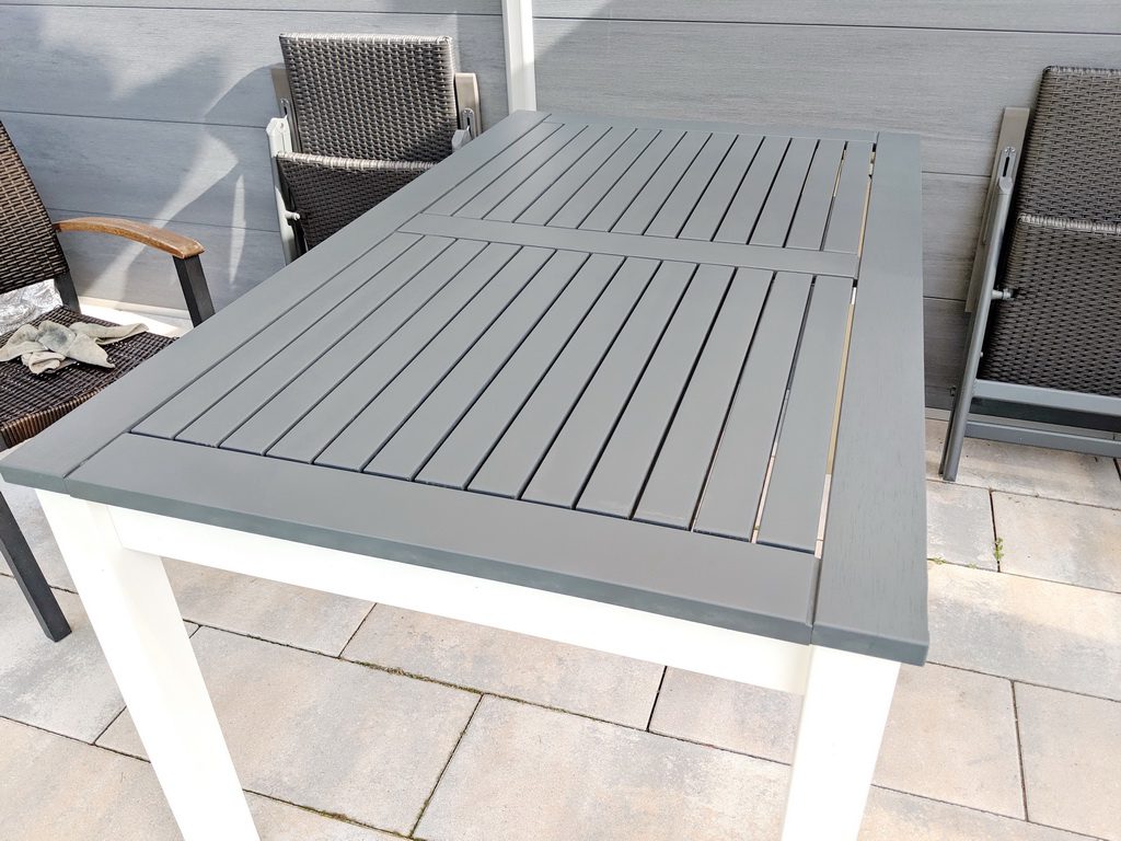 Gartentisch selber bauen