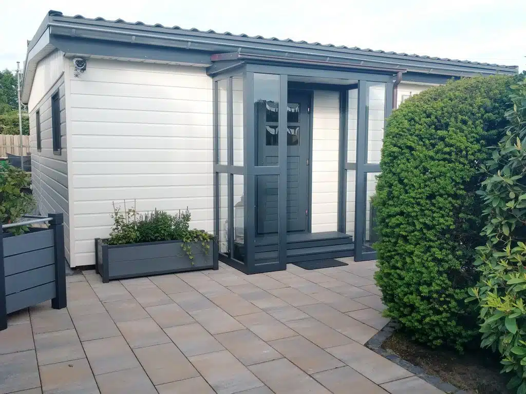 Mobilheim verkleiden Mobilheim Dach