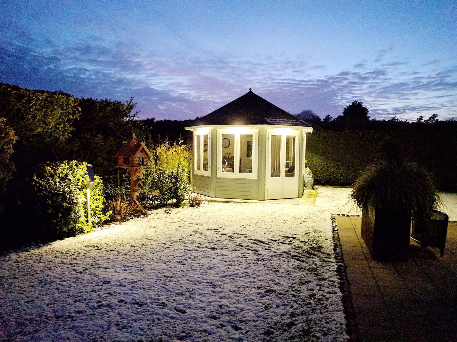 Gartenpavillon selber bauen