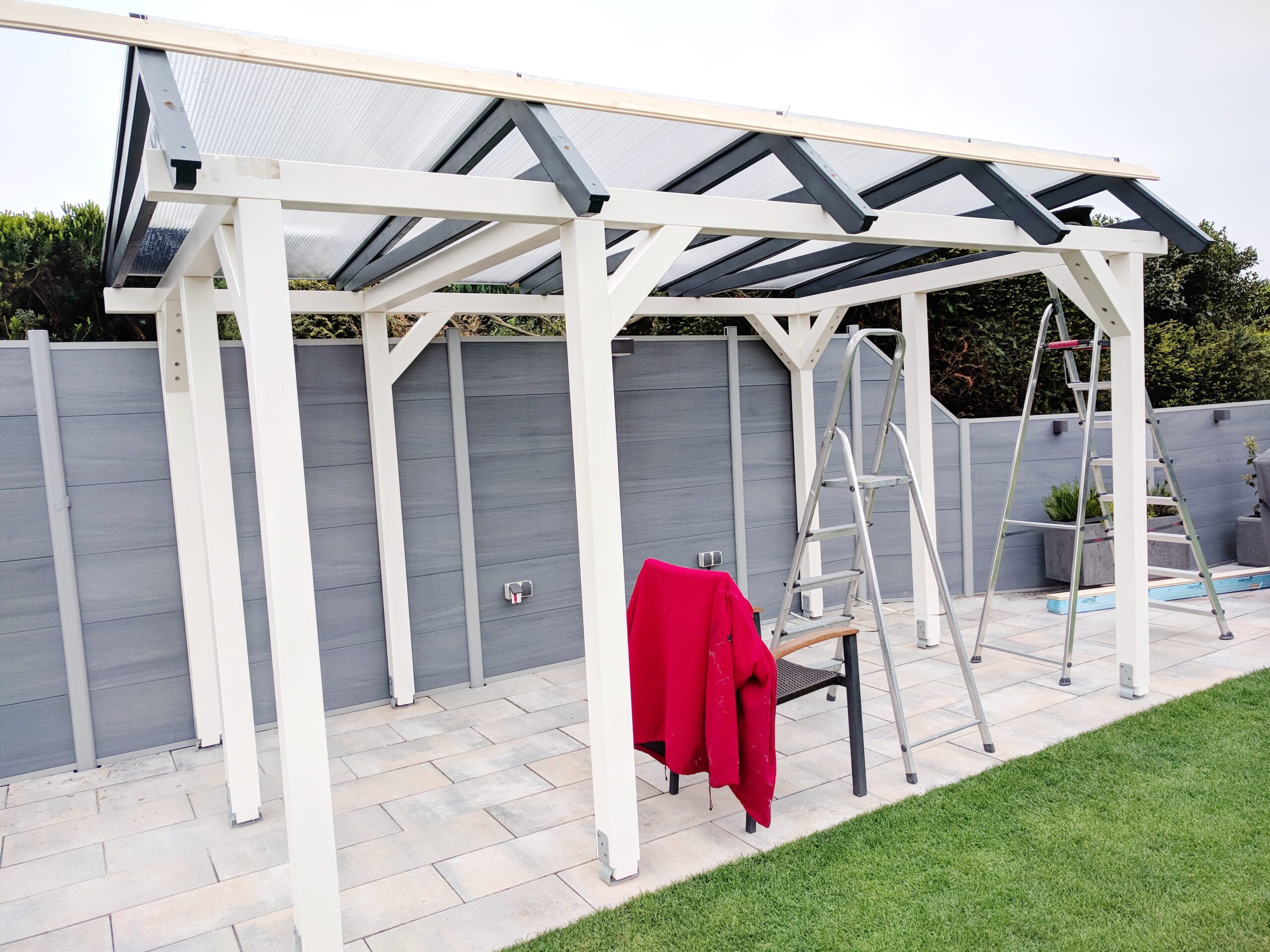 Überdachung selbst bauen