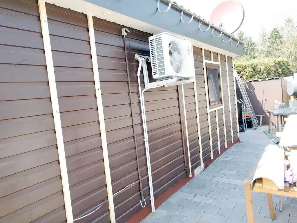 Unterbau hinten Mobilheim