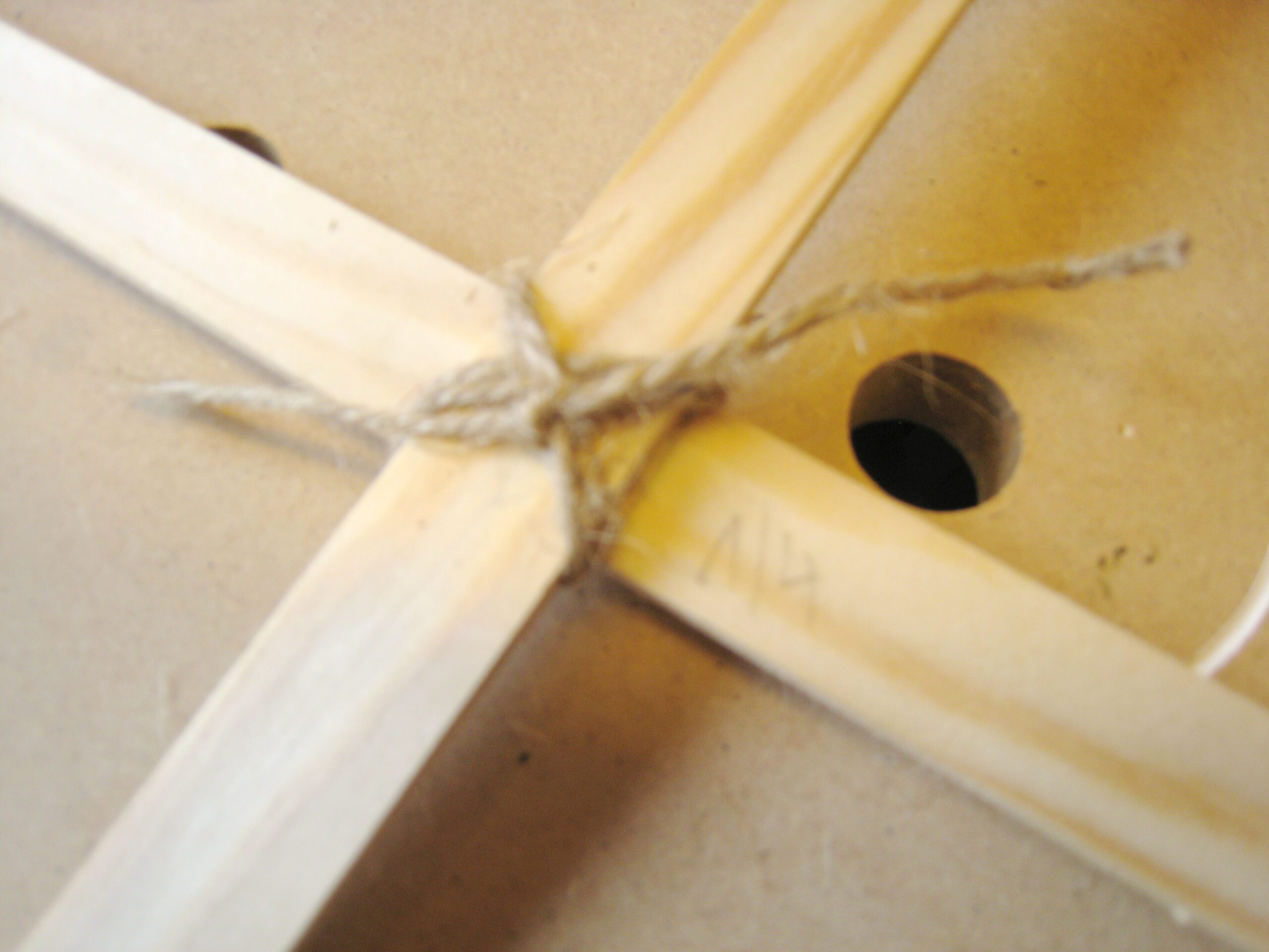 verknoten Drachen bauen