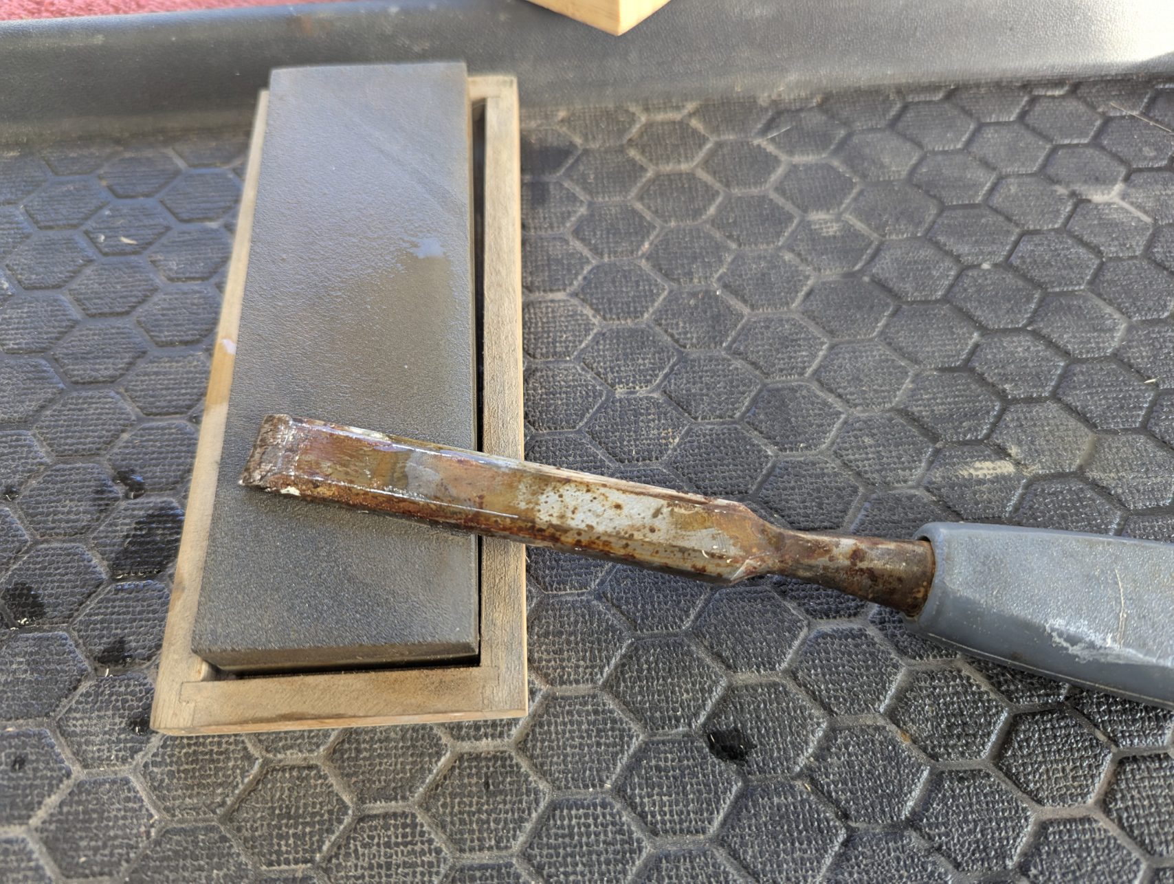 Stecheisen schärfen