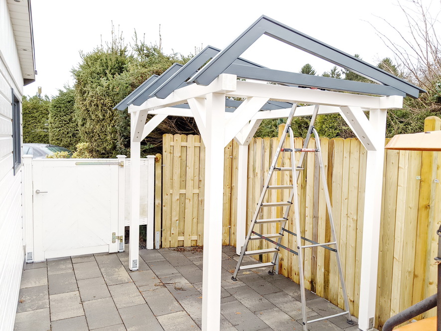 Dach drauf Golfcart-Garage