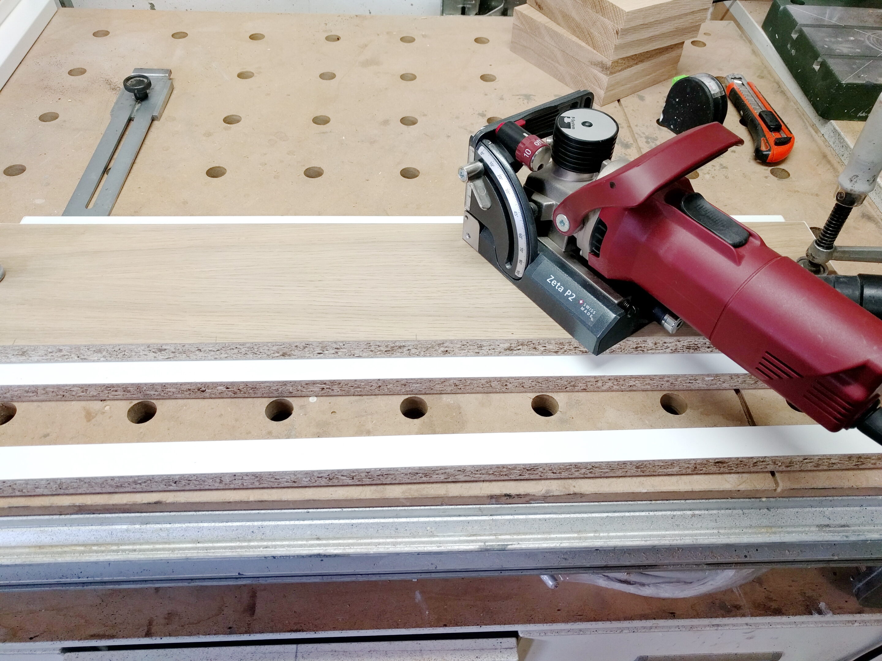 Lamello Fräse Seitenregale Badschrank