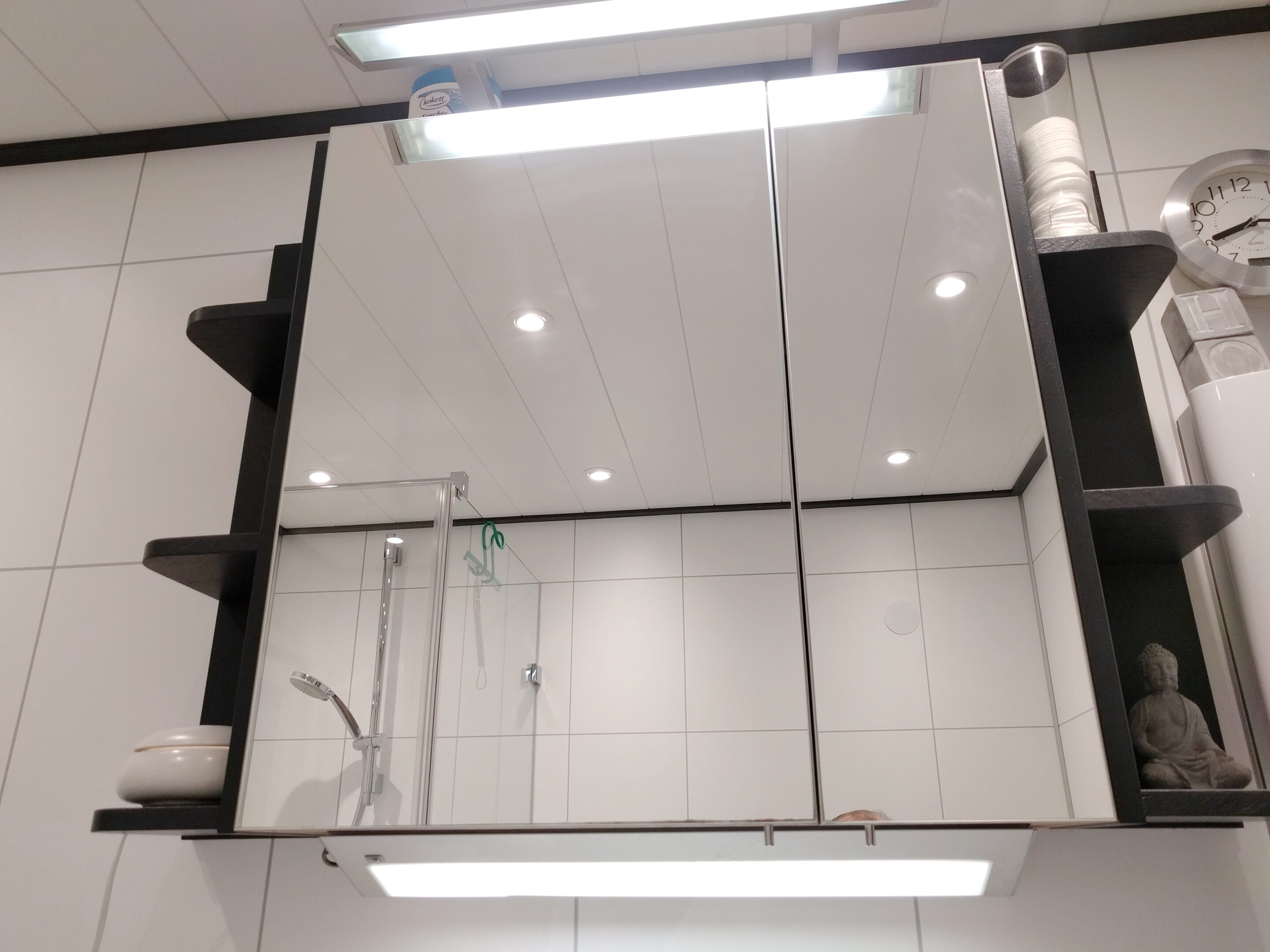 Spiegelschrak Seitenregal Badschrank