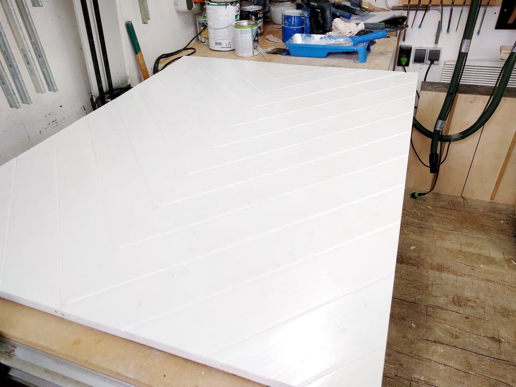 Füllung lackiert Gartentor bauen