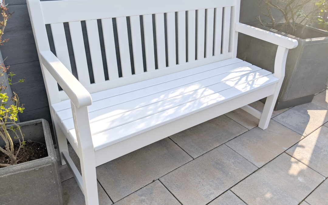 Renovierung Gartenbank